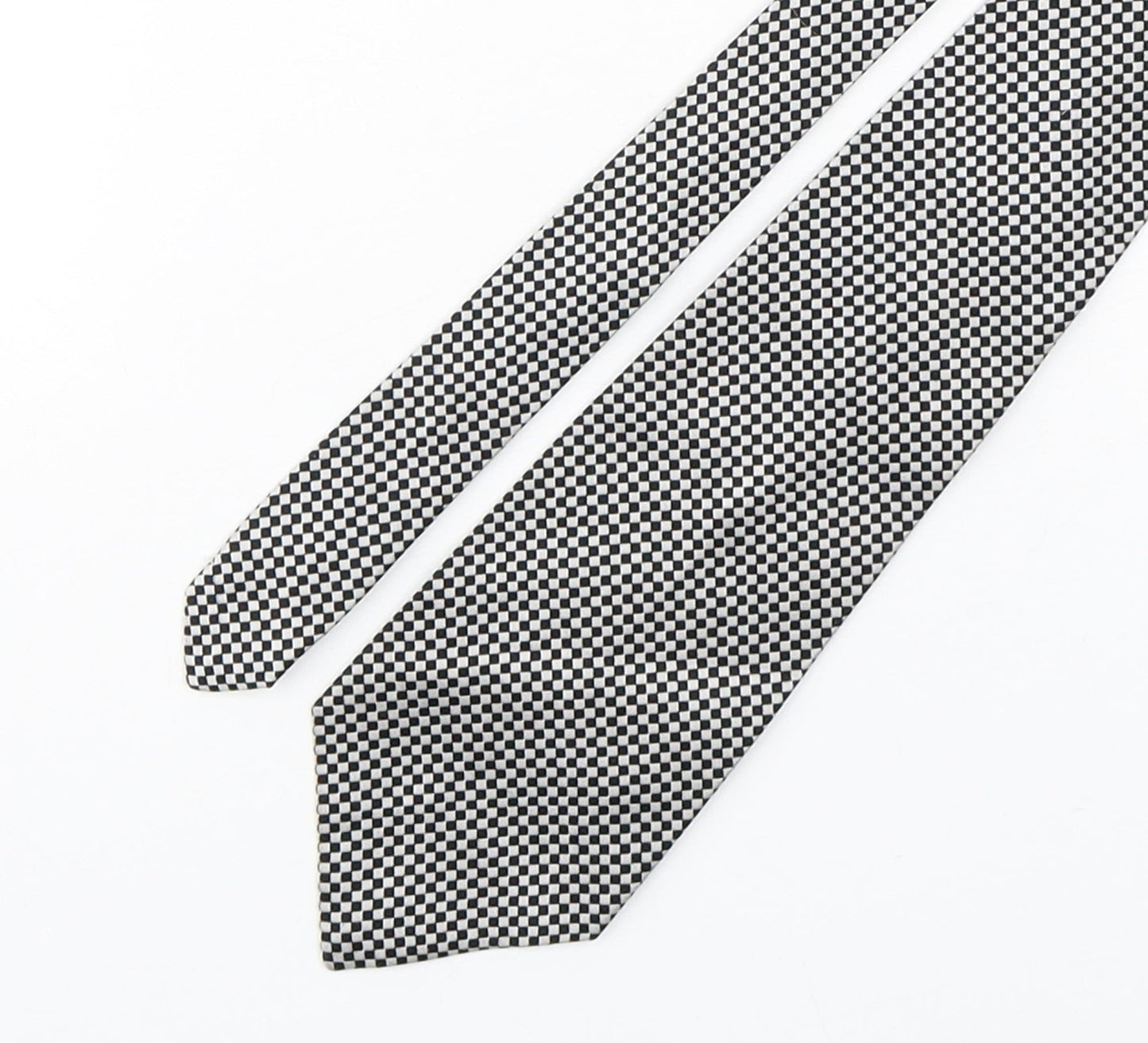 Michelsons  Mens Multicoloured Plaids & Checks Polyacrylate Fibre Pointed Tie One Size