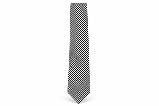 Front view of Michelsons men’s multicoloured plaids & checks polyacrylate fibre pointed tie one size