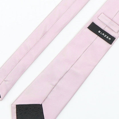 Mens Blazer Pink Striped  Pointed Tie
