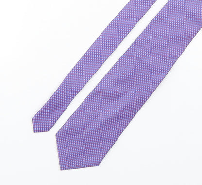 Additional front view of Faramman men’s multicoloured grenadine silk pointed tie one size