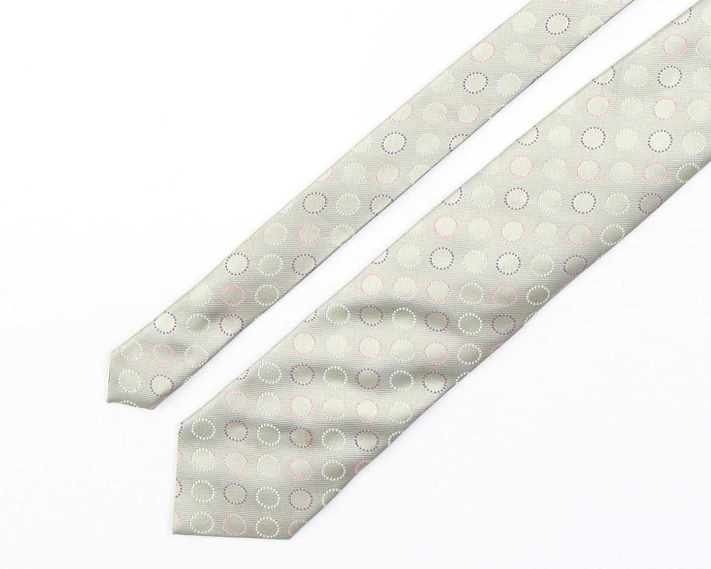 Mens BHS Multicoloured Polka Dot  Pointed Tie