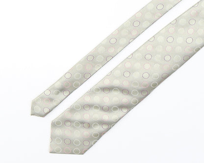 Mens BHS Multicoloured Polka Dot  Pointed Tie