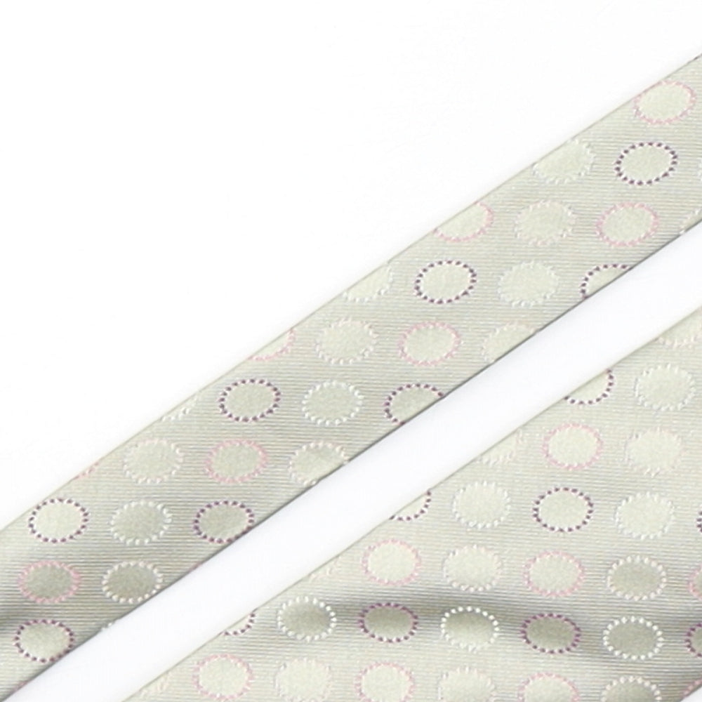 Mens BHS Multicoloured Polka Dot  Pointed Tie