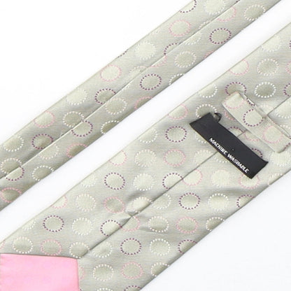Mens BHS Multicoloured Polka Dot  Pointed Tie