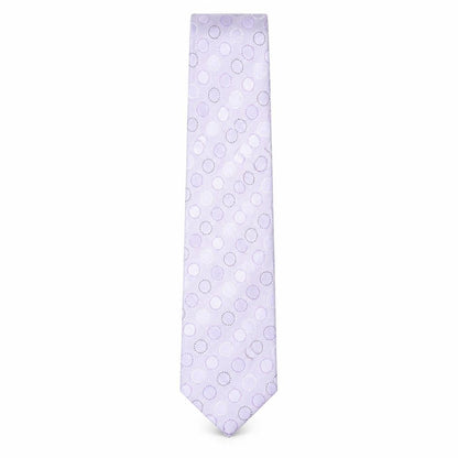 Mens Greenwoods Pink Polka Dot  Pointed Tie