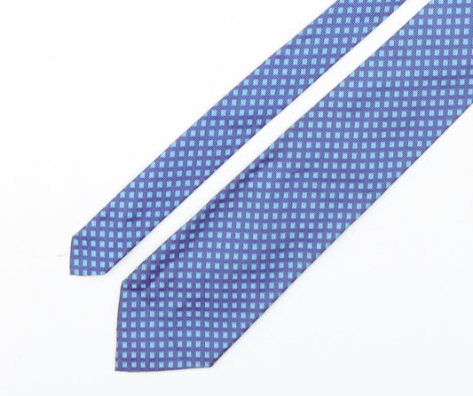 NEXT Mens Multicoloured Plaids & Checks Silk Pointed Tie One Size