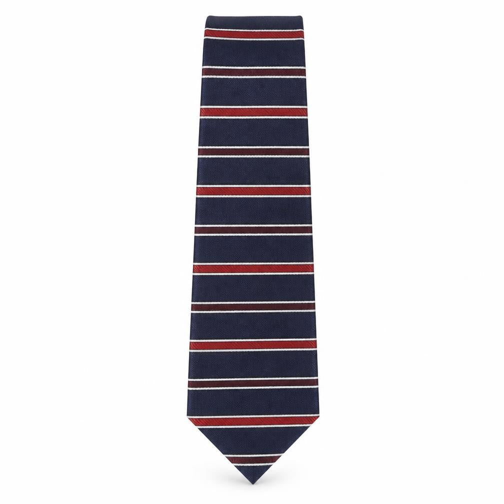 Mens Marks and Spencer Multicoloured Striped  Pointed Tie