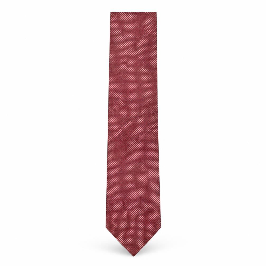 Mens Marks and Spencer Red Plaids & Checks  Pointed Tie