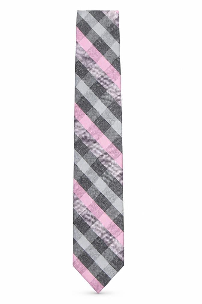 Mens Van Hausen Multicoloured Striped  Pointed Tie