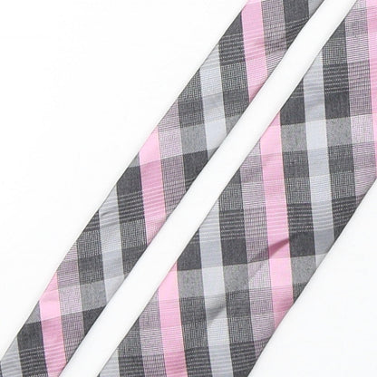 Van Hausen  Mens Multicoloured Striped Polyester Pointed Tie One Size