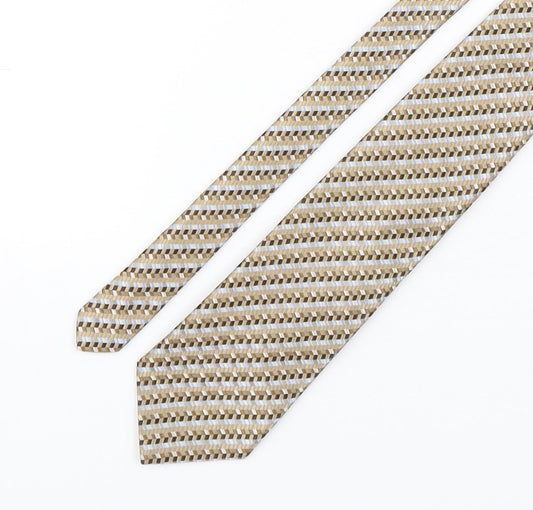 Marks and Spencer Mens Multicoloured Geometric Polyester Pointed Tie One Size