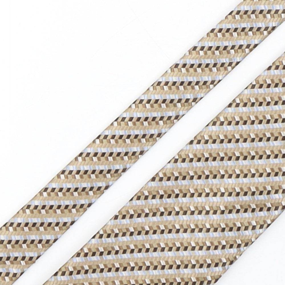 Marks and Spencer Mens Multicoloured Geometric Polyester Pointed Tie One Size