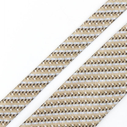 Marks and Spencer Mens Multicoloured Geometric Polyester Pointed Tie One Size