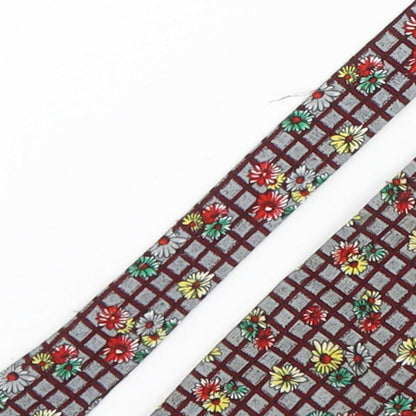 Mens Benjamin James Multicoloured Plaids & Checks  Pointed Tie