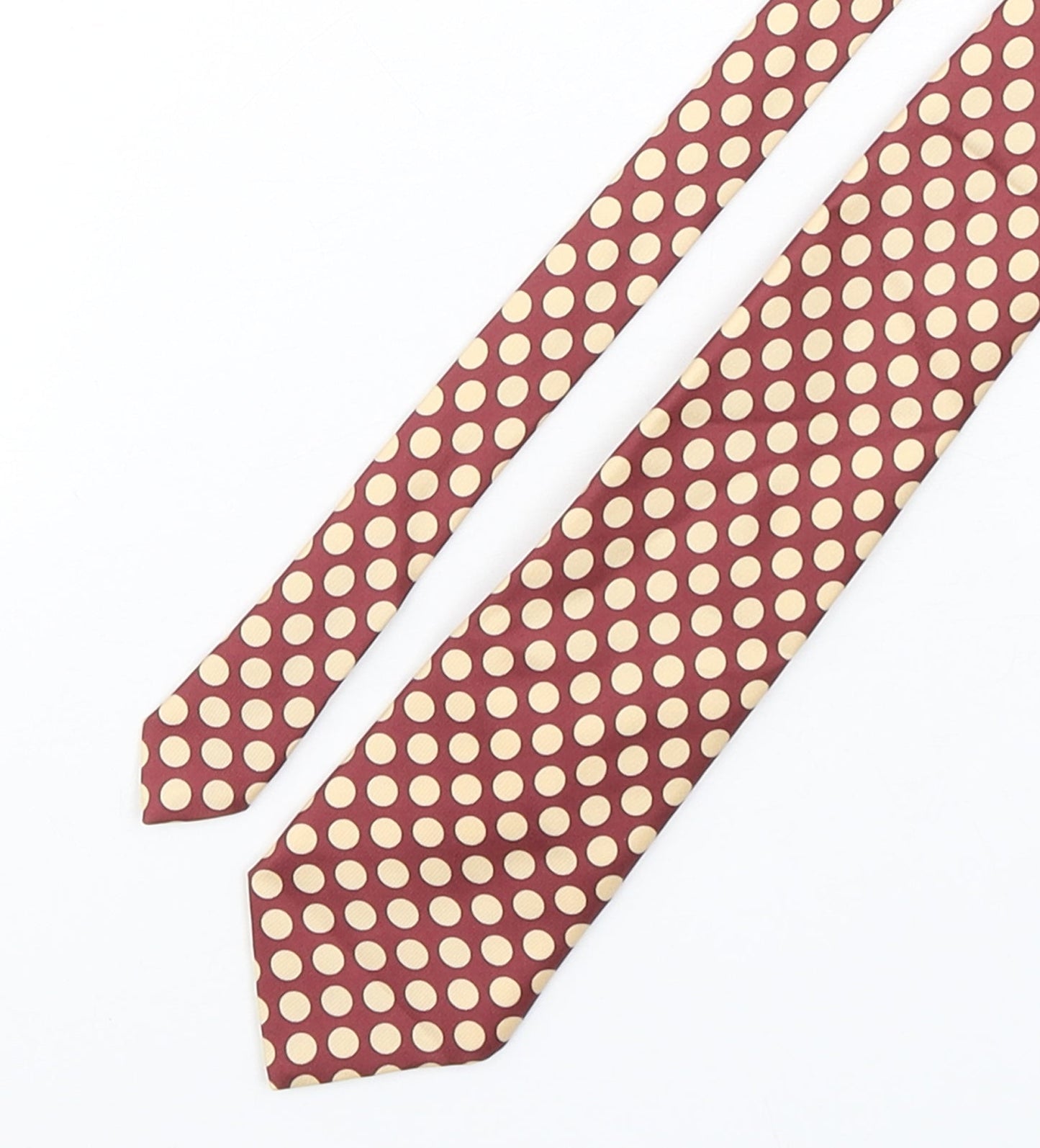 Marks and Spencer Mens Multicoloured Polka Dot Silk Pointed Tie One Size