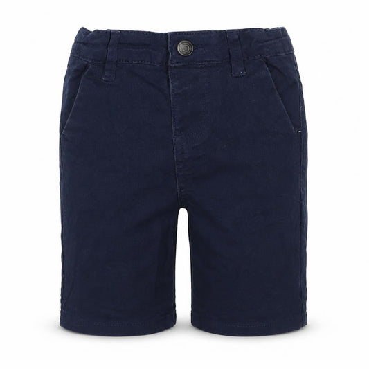 Primark Boys Blue  Cotton Cropped Trousers Size 12-18 Months  Button