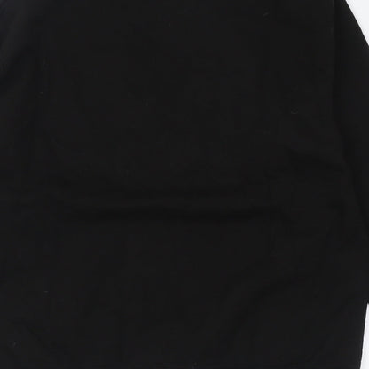 Mens UK Size M Just Hoods Black Pullover Sweatshirt