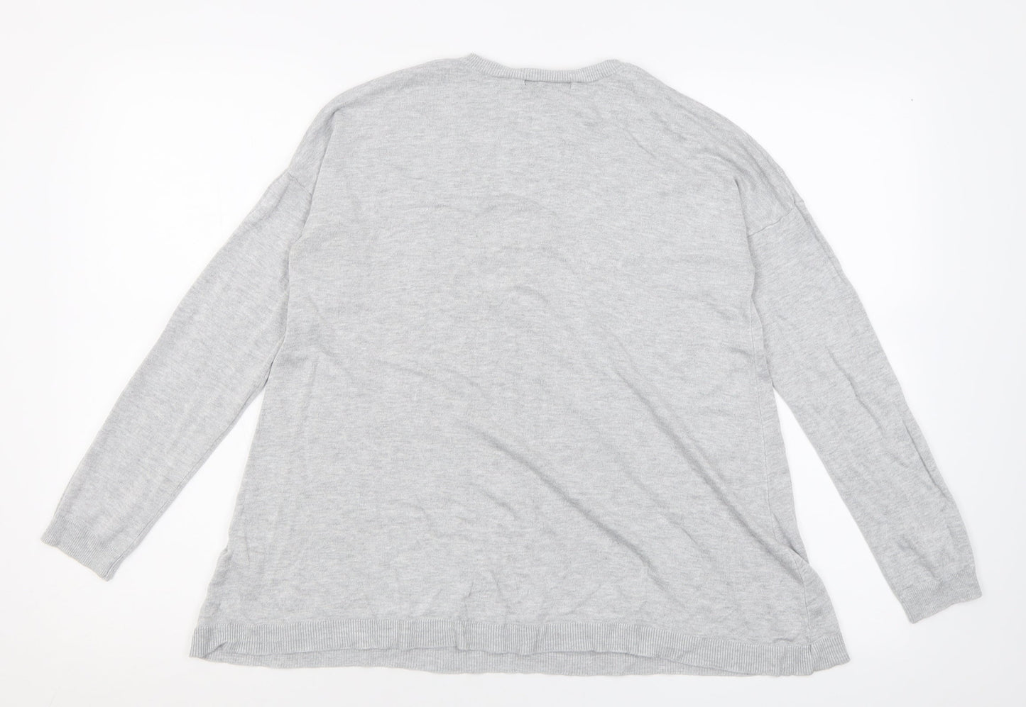 Womens UK Size 14 Atmosphere Grey Pullover Jumper