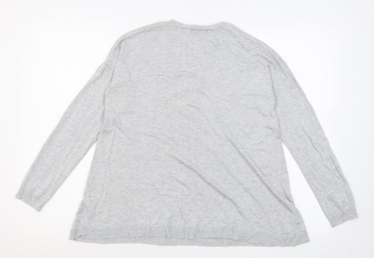Womens UK Size 14 Atmosphere Grey Pullover Jumper