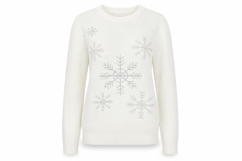 Womens UK Size S Avenue Ivory Pullover Jumper