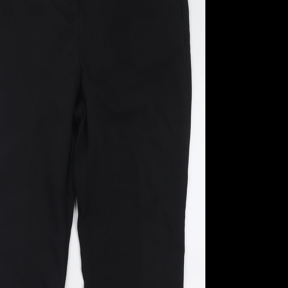 Womens UK Size 12 Papaya Regular Fit  Black Trousers