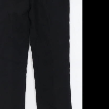 Womens UK Size 12 Papaya Regular Fit  Black Trousers