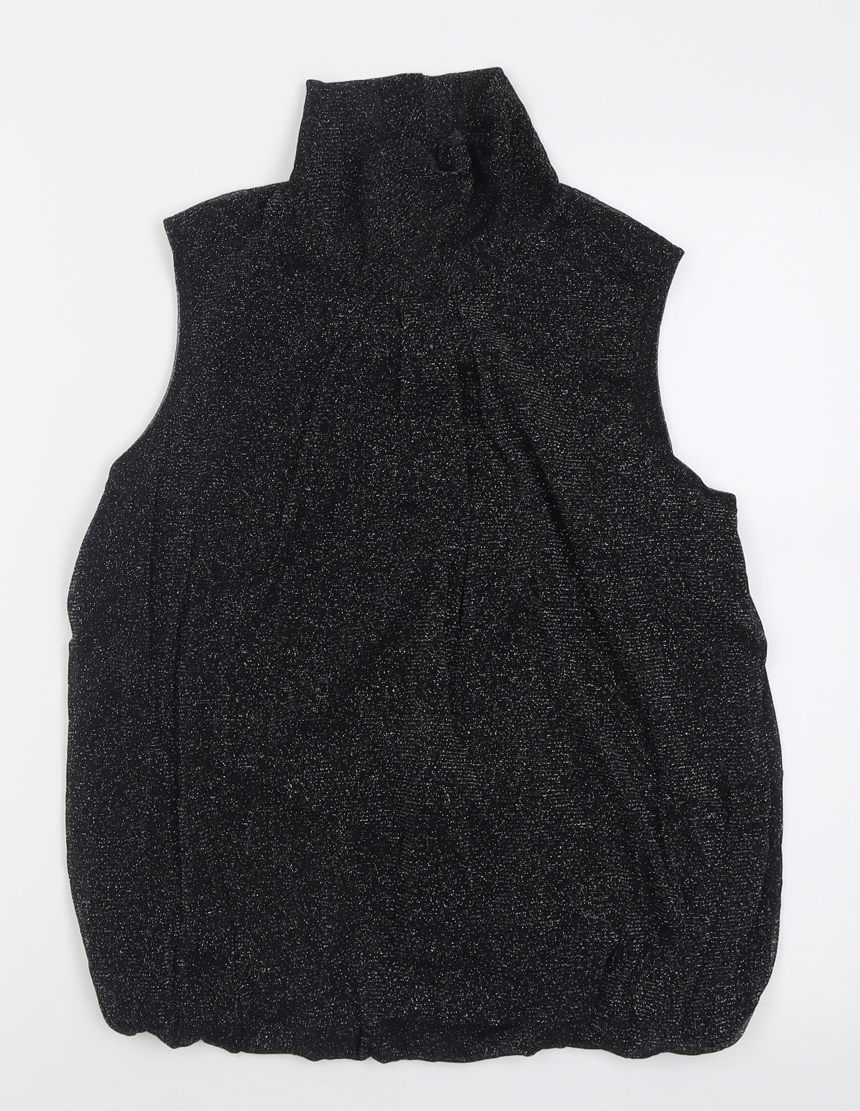 Womens UK Size 12 Debenhams Black Basic Tank