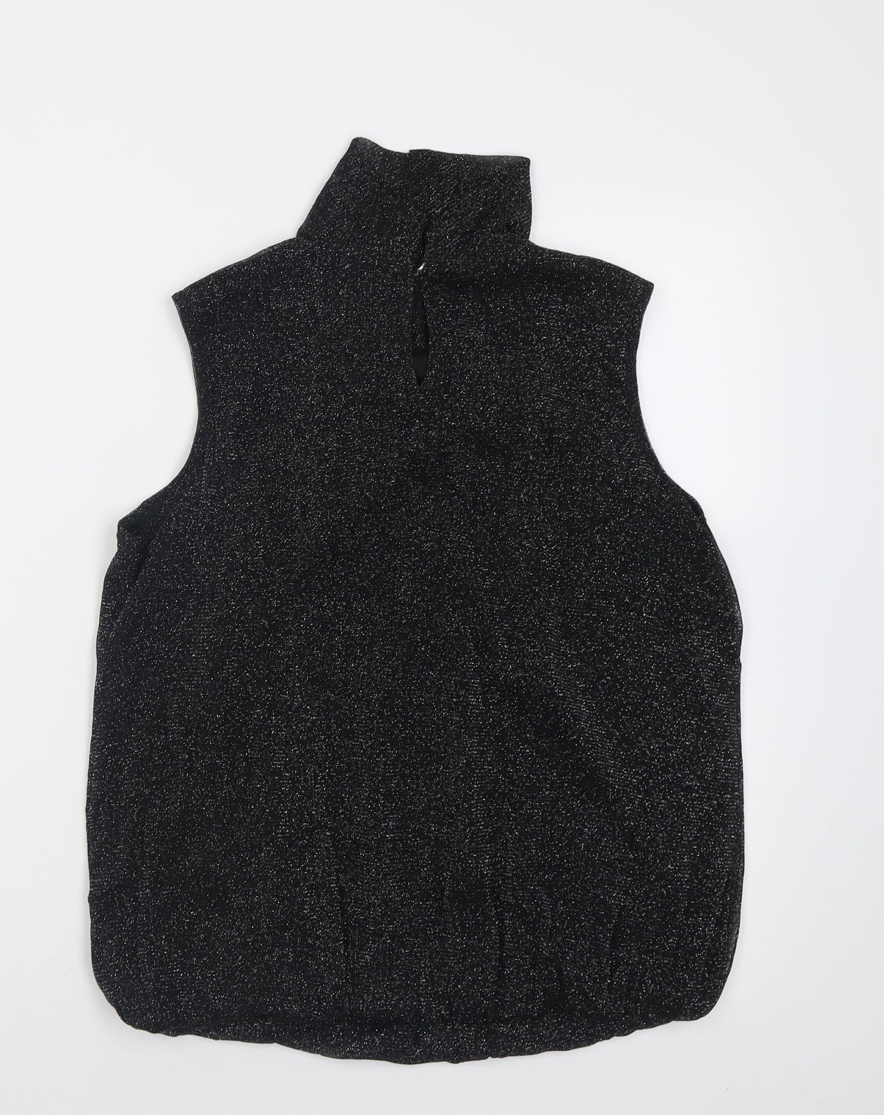 Womens UK Size 12 Debenhams Black Basic Tank