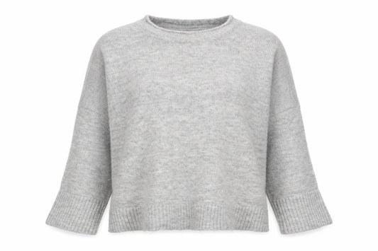 Womens UK Size S Pull&Bear Grey Pullover Jumper