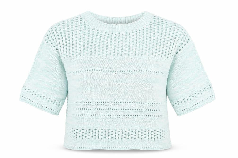 Womens UK Size S Atmosphere Green Pullover Jumper