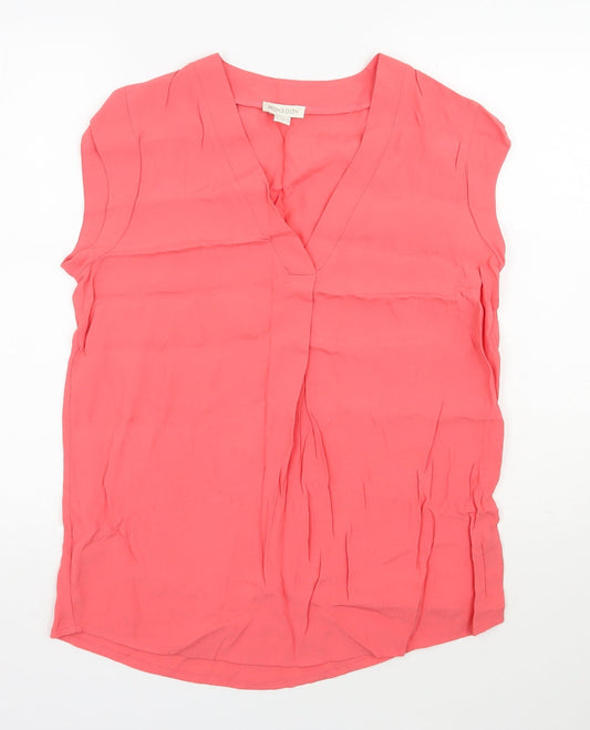 Womens UK Size 10 Monsoon Pink Basic Blouse