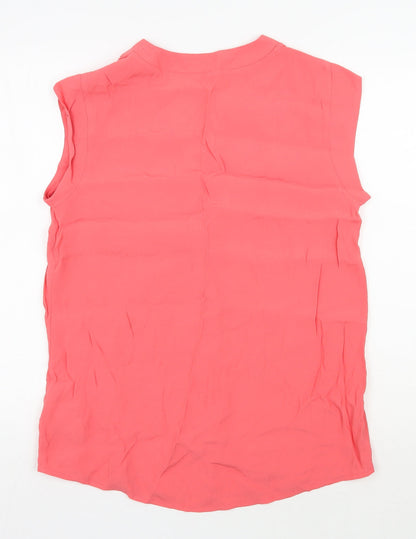 Womens UK Size 10 Monsoon Pink Basic Blouse