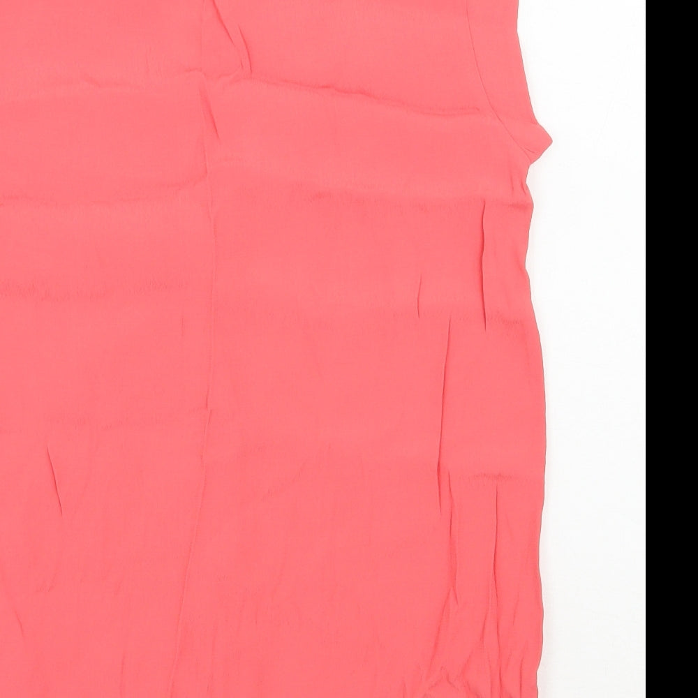 Womens UK Size 10 Monsoon Pink Basic Blouse