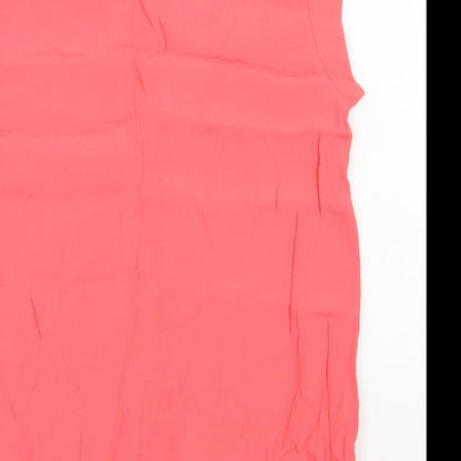 Womens UK Size 10 Monsoon Pink Basic Blouse