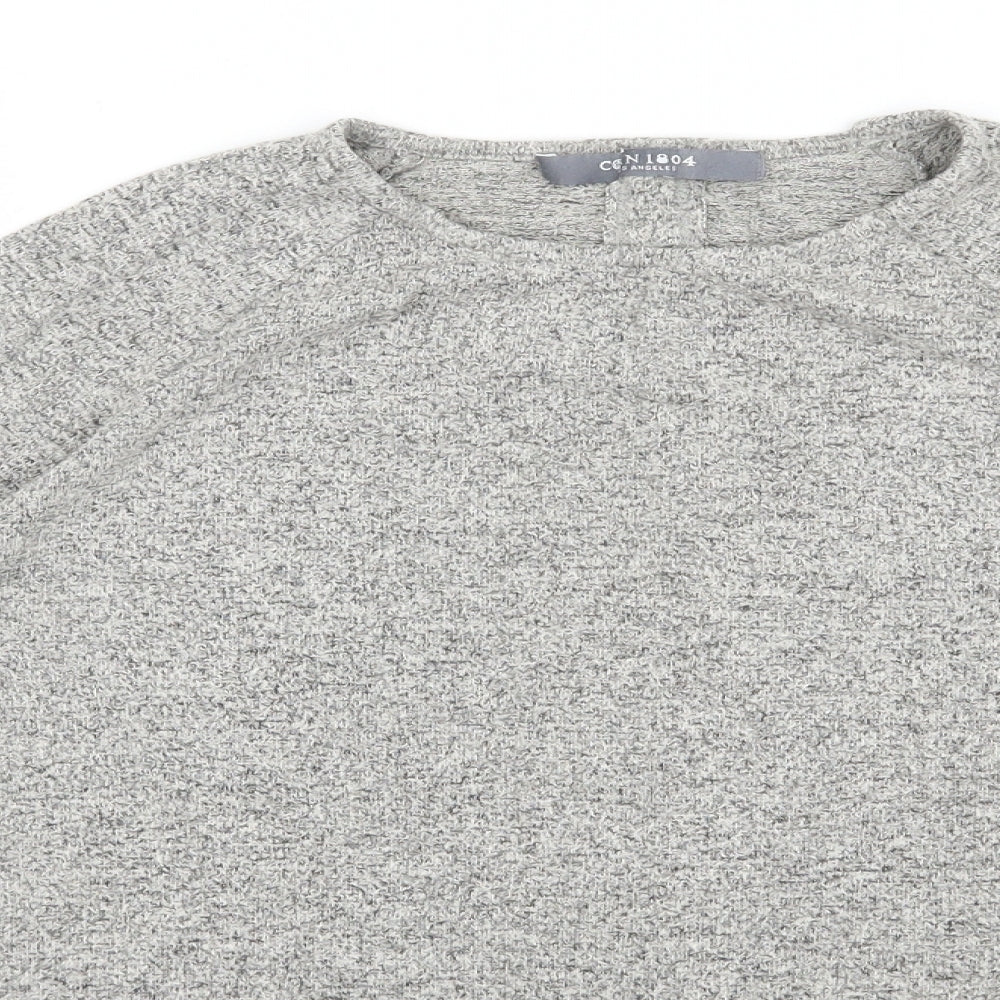 Womens UK Size S COIN 1804 Grey Pullover Jumper