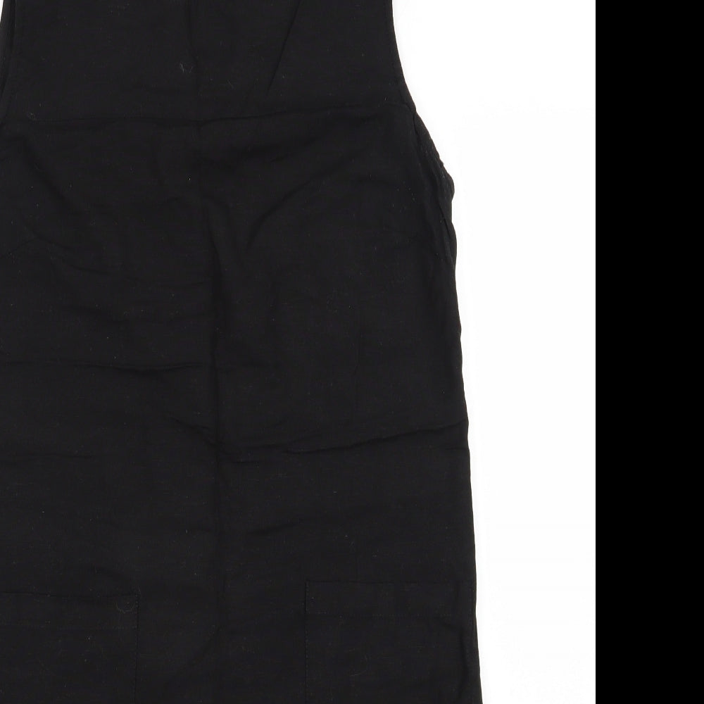 Capsule Womens Black  Viscose Shift  Size 12  Round Neck Pullover