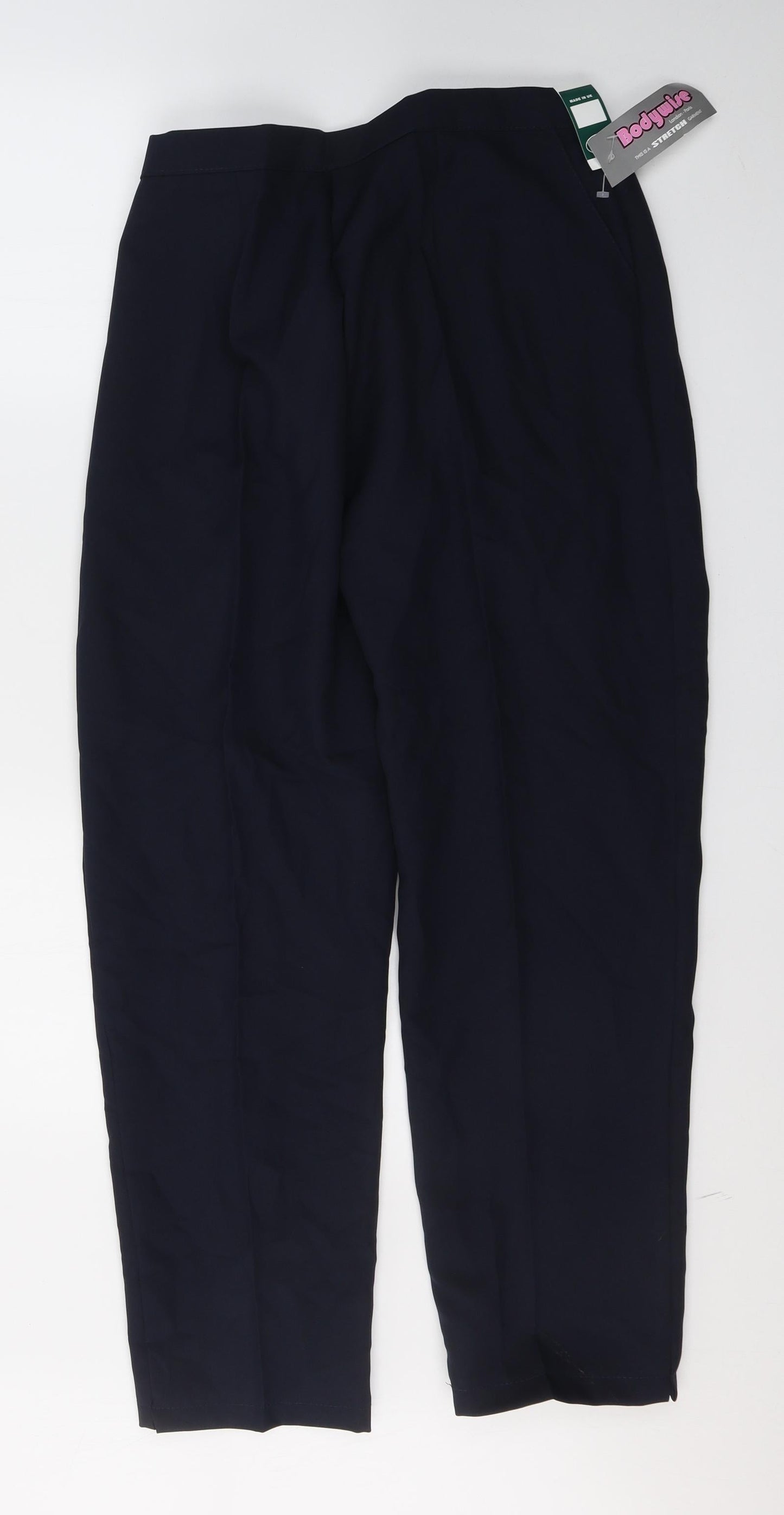 Bodywise Womens Blue  Polyester Trousers  Size 18 L30 in Regular