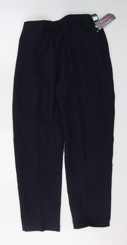 Bodywise Womens Blue  Polyester Trousers  Size 18 L30 in Regular