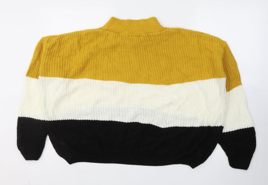Womens UK Size 18 Select Multicoloured Pullover Jumper