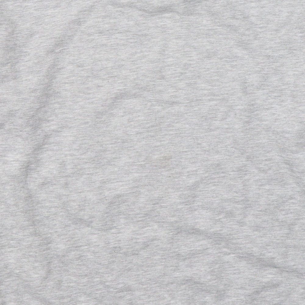 Brand and care label for Primark girls’ grey cotton pullover sweatshirt, size 10-11, years pullover
