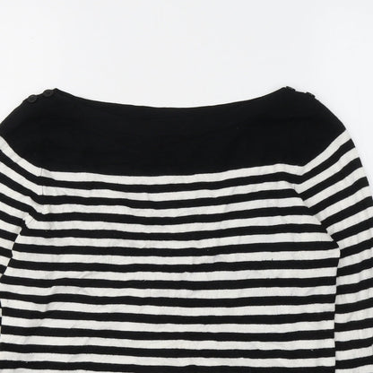 Womens UK Size 12 BHS Black Basic Blouse