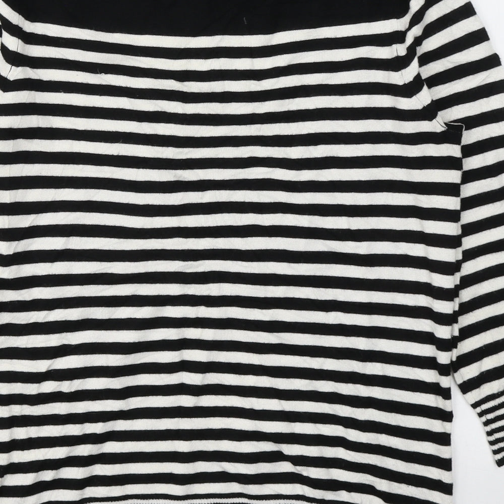 Womens UK Size 12 BHS Black Basic Blouse
