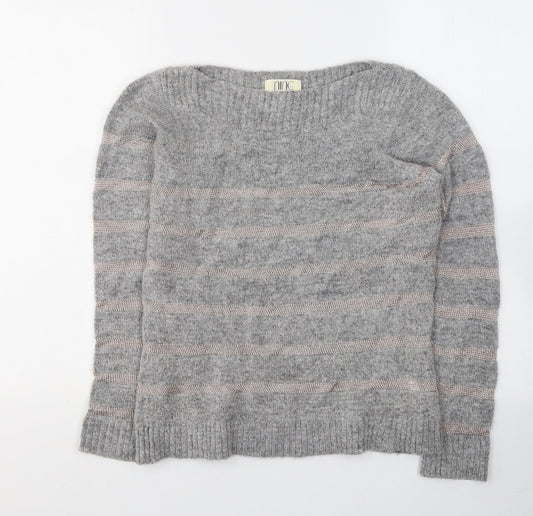 Womens UK Size 8 NINE Grey Pullover Jumper