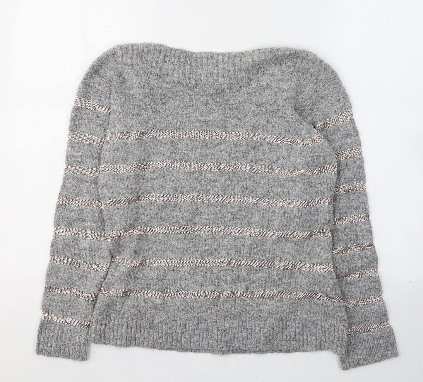 Womens UK Size 8 NINE Grey Pullover Jumper