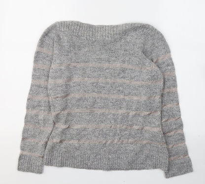 Womens UK Size 8 NINE Grey Pullover Jumper