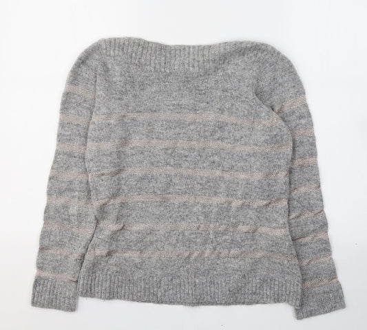 Womens UK Size 8 NINE Grey Pullover Jumper
