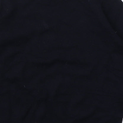 Desert Lily Girls Blue  Acrylic Basic Casual Size 9 Years Round Neck Pullover