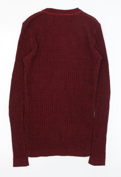 Womens UK Size 4 River Island Red Pullover Jumper