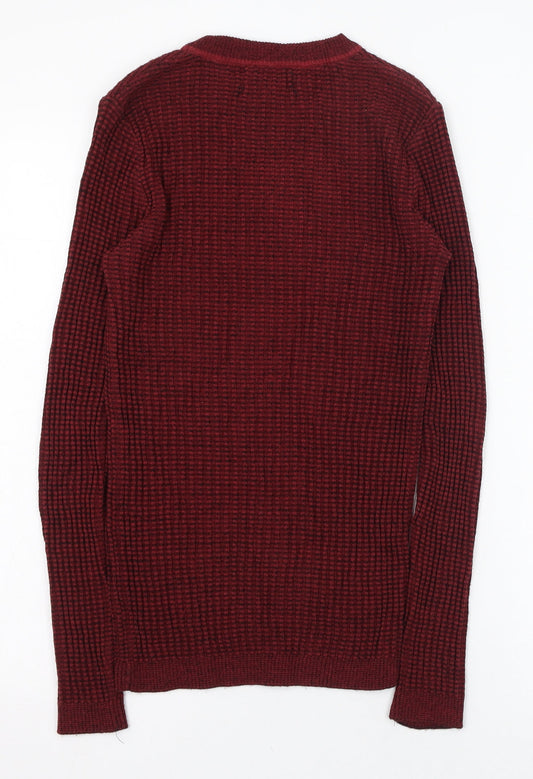 Womens UK Size 4 River Island Red Pullover Jumper