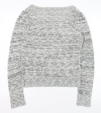Womens UK Size S Woolworths Grey Cardigan Jumper